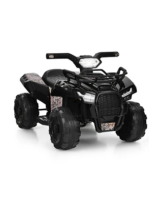 Hongge 6V Kids' Electric Atv Ride-On Quad with Led Lights and MP3 Player