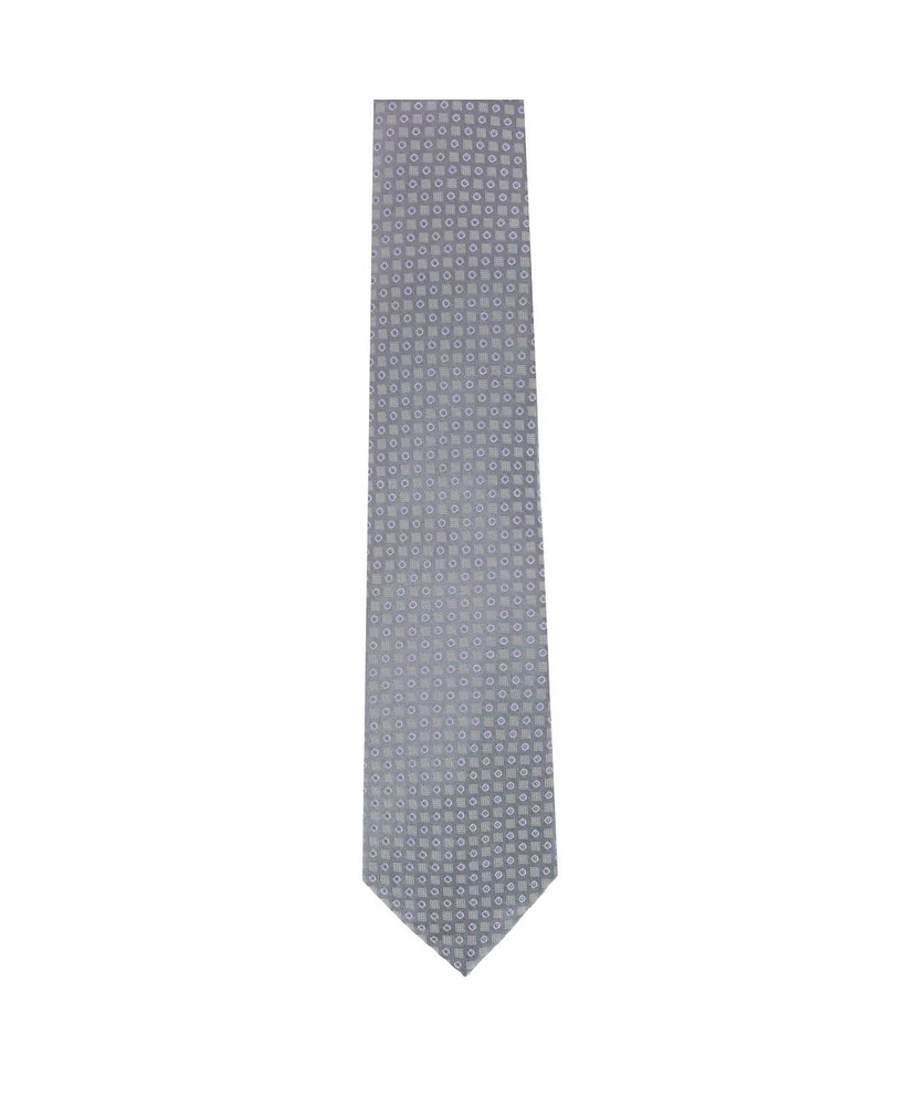 Trafalgar Men's Ewing Square and Polka Dot Business Silk Necktie