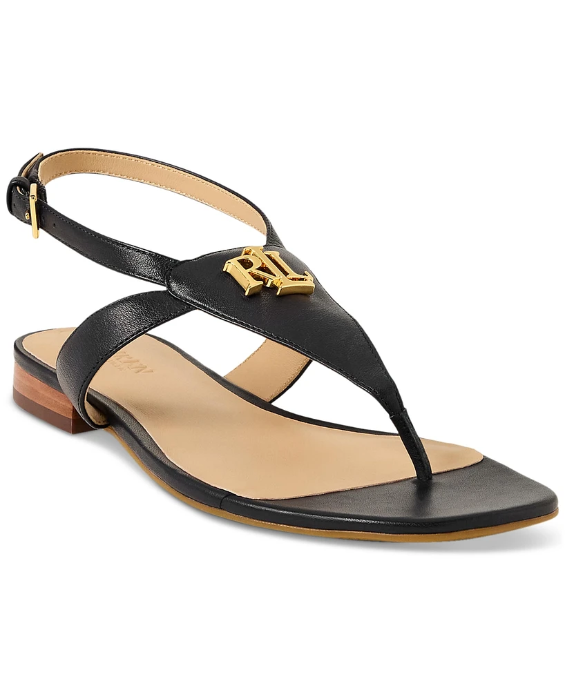 Lauren Ralph Lauren Women's Everly Thong Flat Sandals