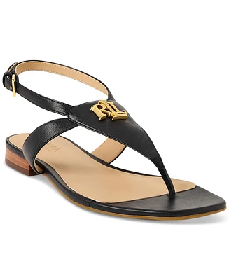 Lauren Ralph Lauren Women's Everly Thong Flat Sandals