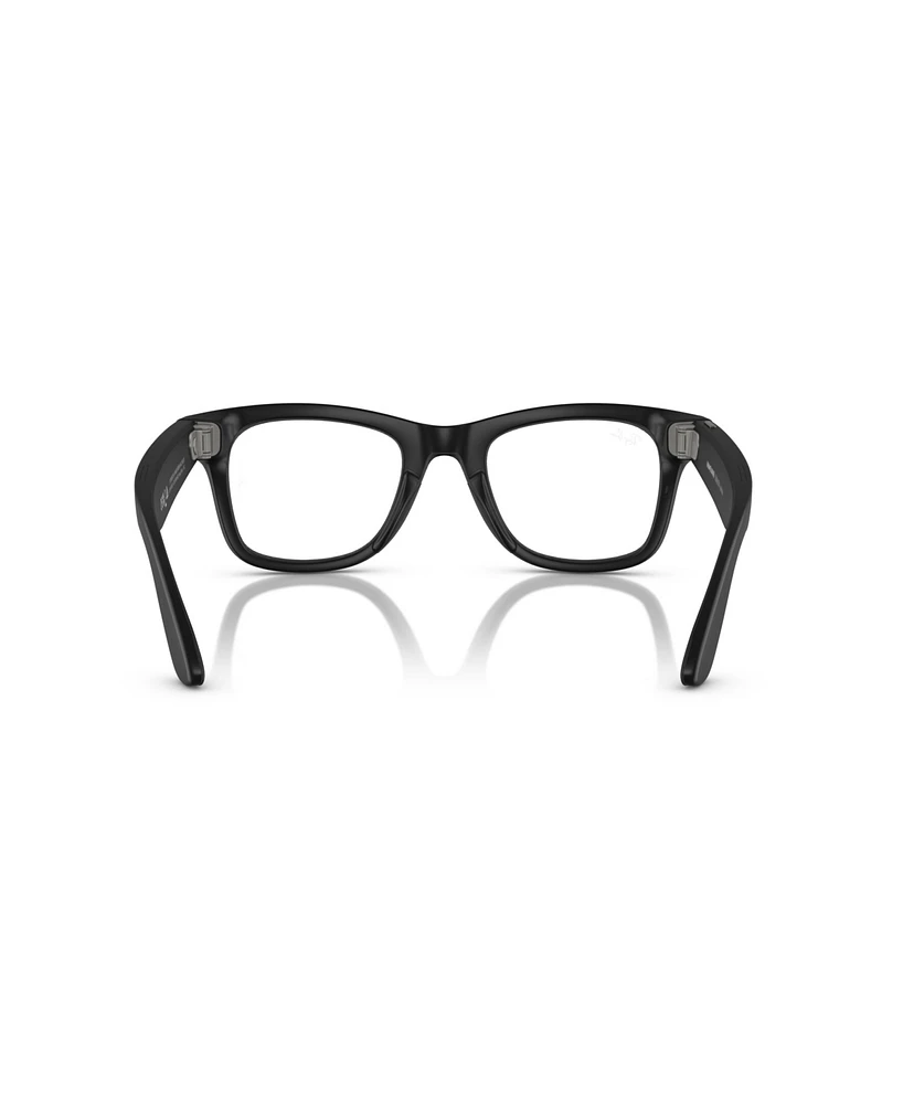 Ray-Ban Meta Wayfarer Unisex Photocromic Transition Ai Sunglasses, RW4006