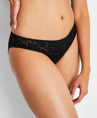 State of Day Women's Mesh Lace Bikini Underwear, Exclusively at Macy's