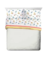 Saturday Park Sesame Street 100% Organic Cotton Kids Twin Bed Set