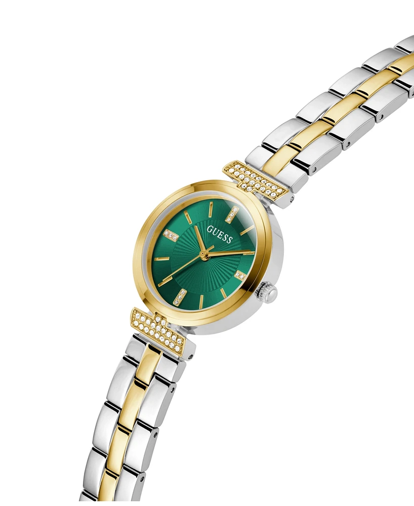 Guess Women's Analog Two-Tone Stainless Steel Watch, 28 mm