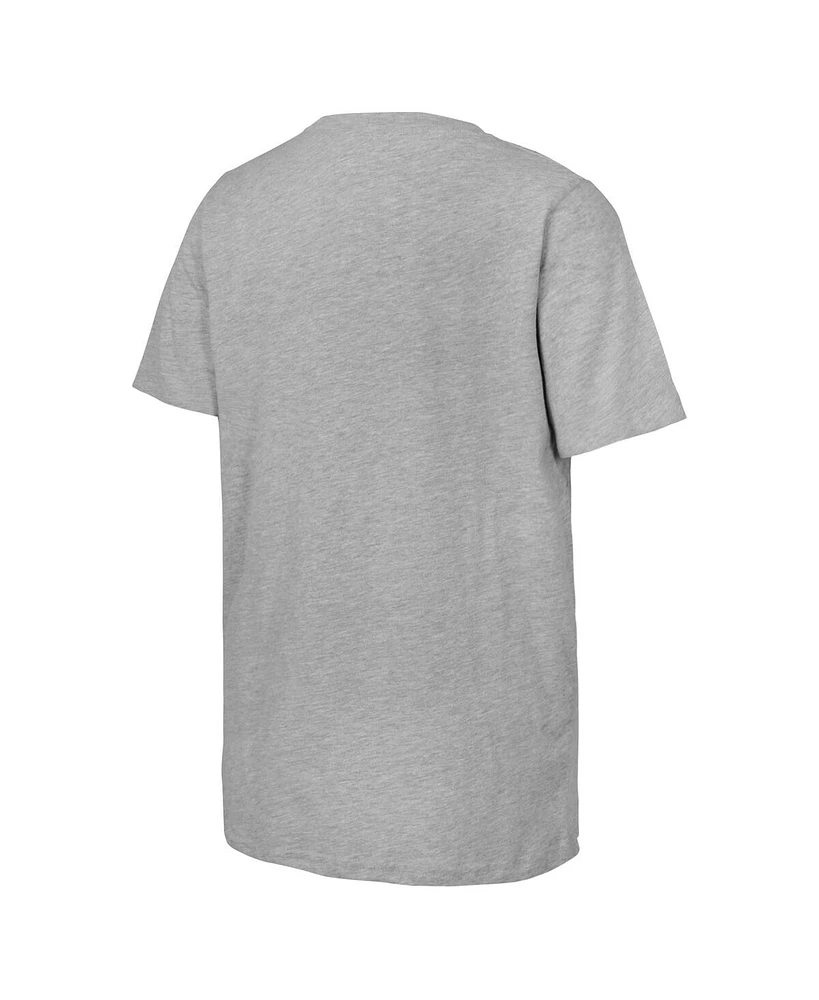 Fanatics Big Boys and Girls Heather Gray New York Yankees 2024 American League Champions Locker Room T-Shirt