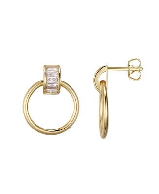 Macy's Cubic Zirconia Round Statement Earrings
