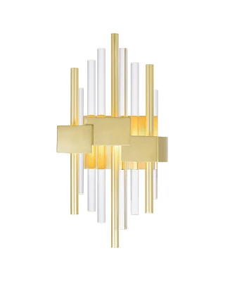 Cwi Lighting 16" Metal Millipede Led Wall Sconce