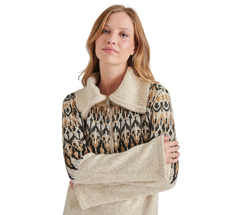 Steve Madden Women's Essa Half-Zip Sweater Dress
