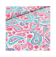 Alex + Bella Watercolor Flutter Pink 3-Piece Microfiber Comforter Set - Twin
