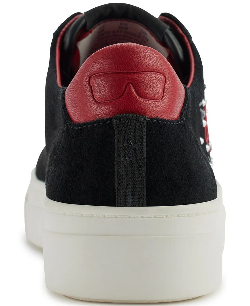 Karl Lagerfeld Paris Women's Cate Sayings Lace Up Sneakers
