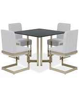 Emila 5 Pc. Dining Set (Square Table & 4 Chairs), Created for Macy's