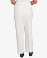 Alfred Dunner Women's Classic Accord Elastic Waist Short Length Pants