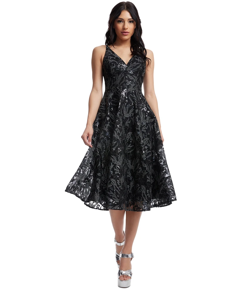 Dress the Population Women's Elisa Embellished Dress
