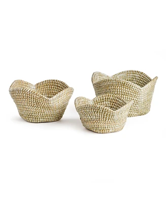 Rivergrass Lotus Baskets St/3