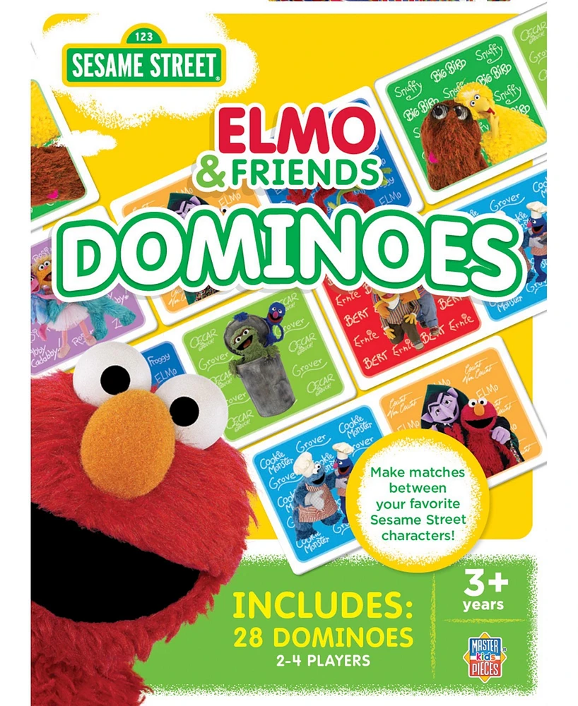 MasterPieces Sesame Street - Elmo & Friends Picture Dominoes for kids