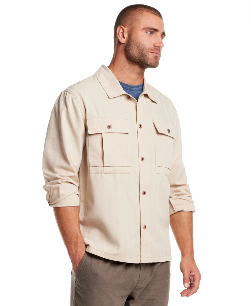 Weatherproof Vintage Men's Summer Long Sleeve Shirt Jacket