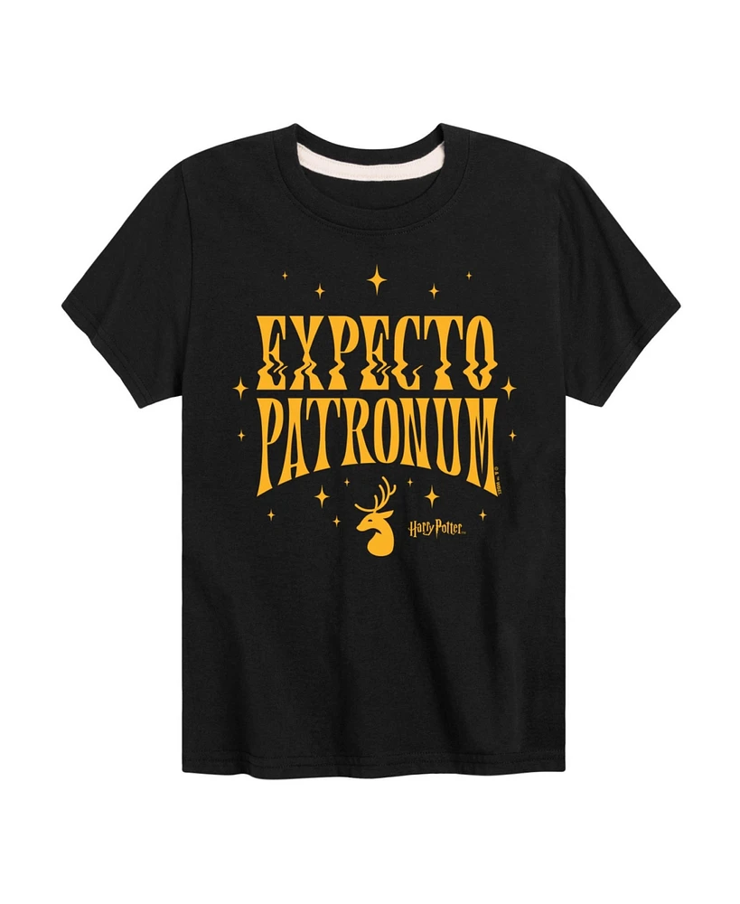 Harry Potter Big Boys Expecto Patronum Graphic Tee