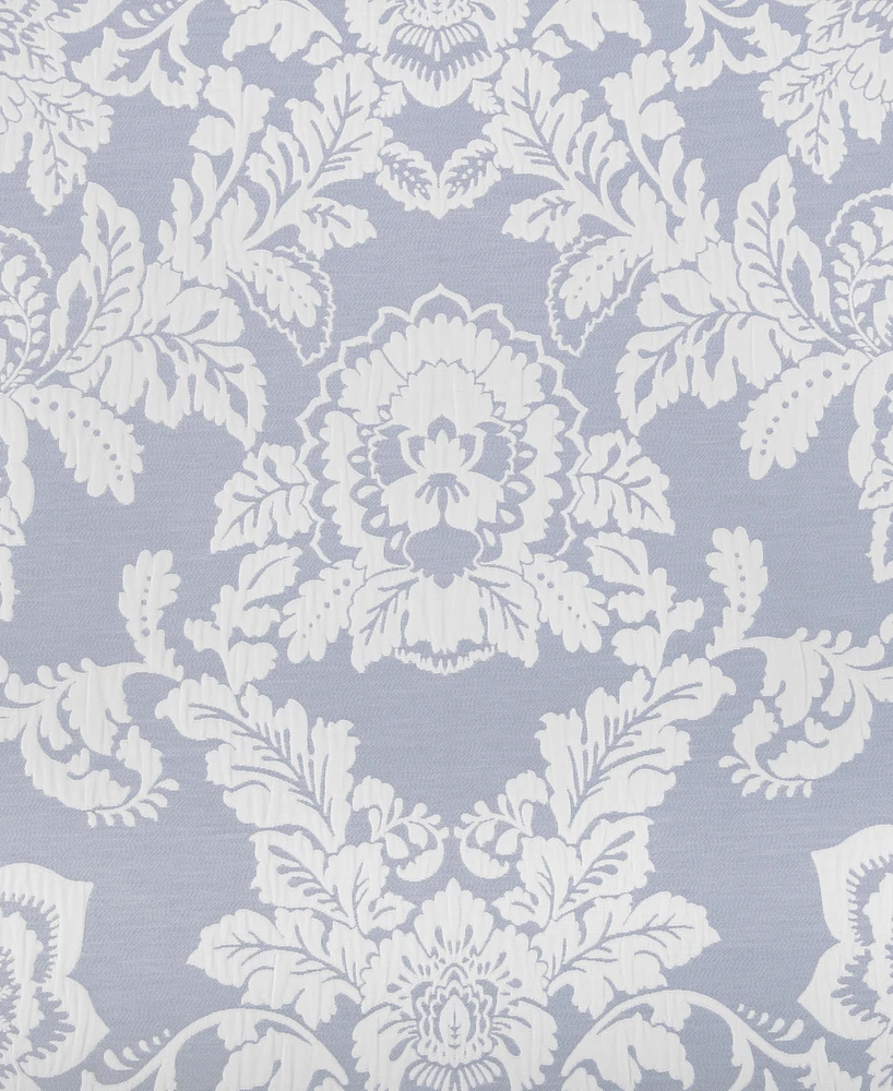 Rose Tree Floral Damask Window Panels, 50" x 84"