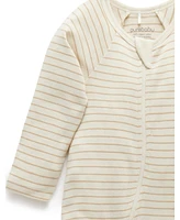 Purebaby Baby Boy and Girl 2 Pack Zip Coverall