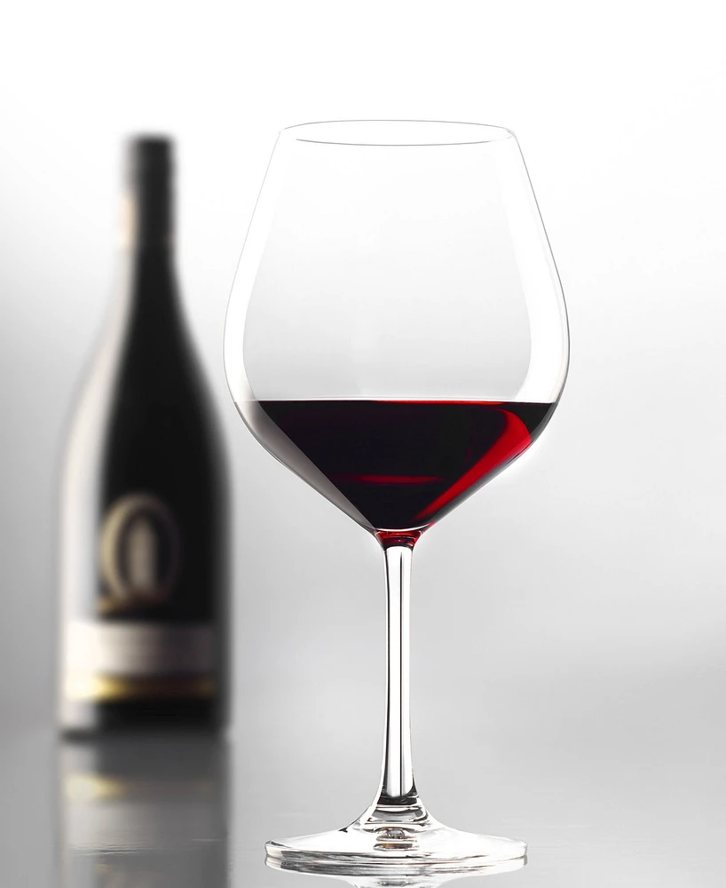 Stolzle Lausitz Grand Epicurean Burgundy Glasses, Set of 4