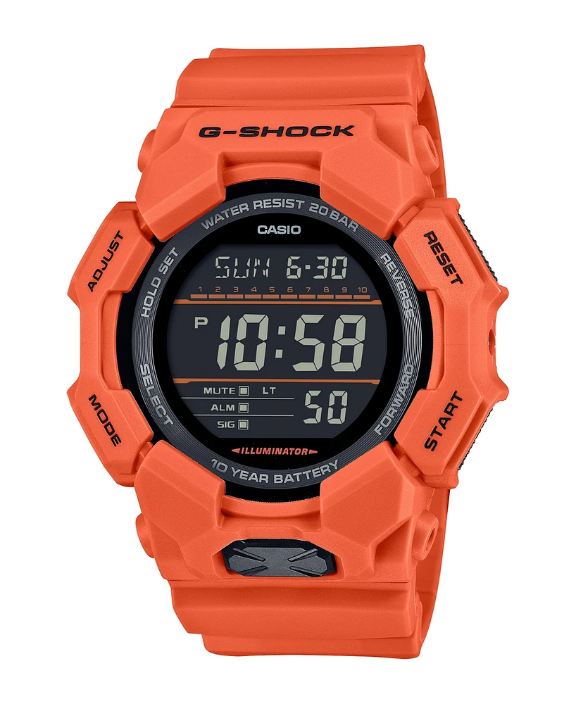 G-Shock Men's Orange Resin Watch, 54.9mm, GD010-4