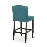 31" Tufted Wingback Bar Stools,Set of 2,for Kitchen Island or Bar-The Pop Home