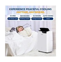 SereneLife Portable Air Conditioner, 12000 Btu, Dehumidifier & Fan Modes