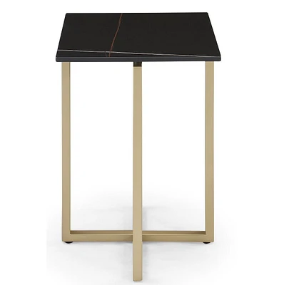Emila 14" Square Sintered Stone Mix and Match Martini Table