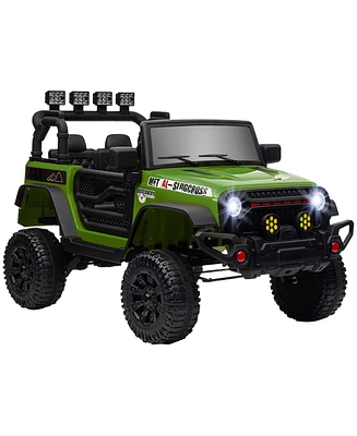 Qaba 12V Ride on Car, Truck with Suspension Wheels