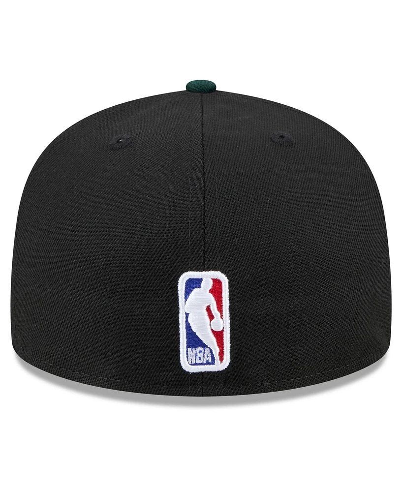 New Era Men's Black Boston Celtics 2024/25 City Edition 59FIFTY Fitted Hat