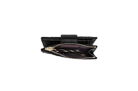 Rosi Women's Genuine Leather Wallets V-stripe Quilted 20+ card slots Victoria Hyde