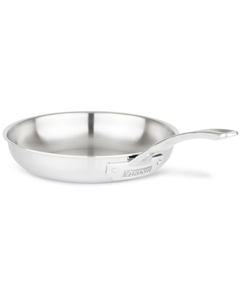 Viking 3-Ply Stainless Steel 10-Pc. Cookware Set with Stainless Steel Lids