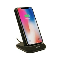 Ventev 10W Ultrafast 2 in 1 Charge Stand and 10k mAh Portable Battery-Black