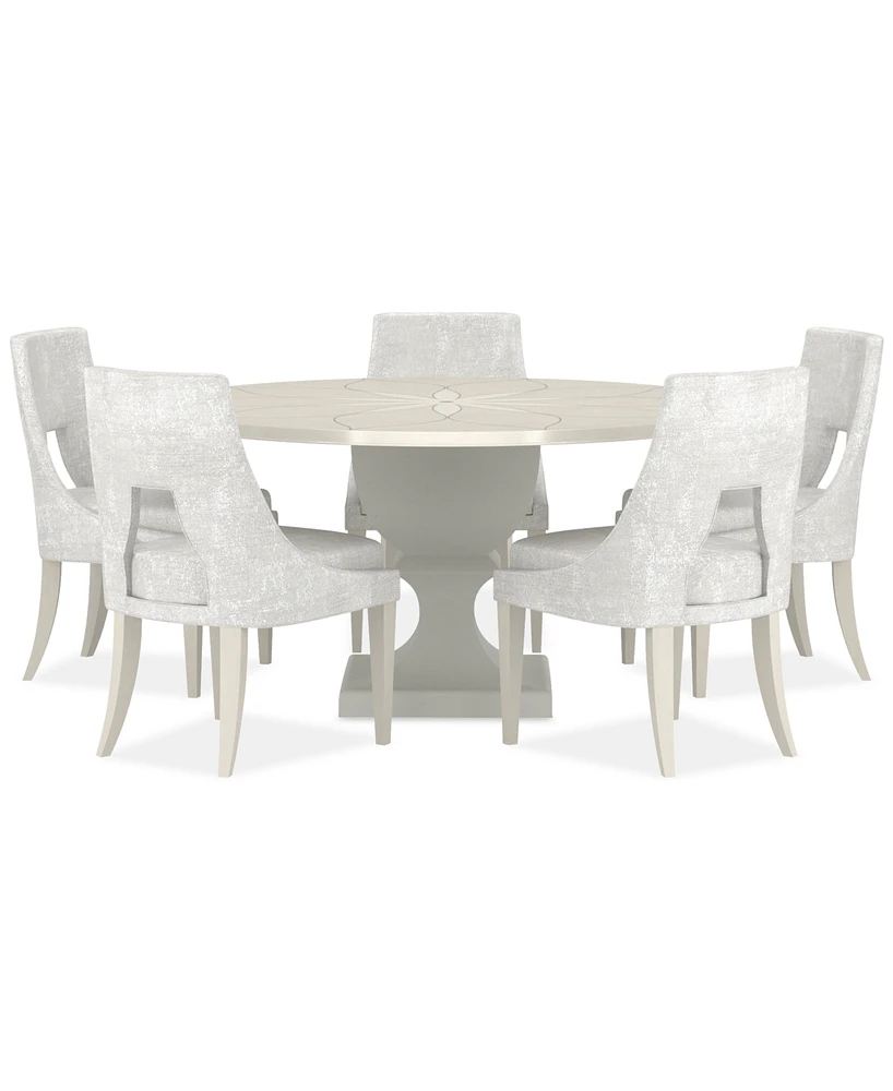 Mezzanine 6-Pc. Dining Set (Round Table & 5 Side Chairs)