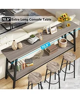 Tribesigns Extra Long Console Table, 70.8” Entryway Tv Stand, and Media for Living Room or Hallway