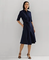 Lauren Ralph Women's 100% Linen Shirtdress
