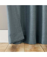 Clifford Heathered Texture Semi-Sheer Tab Top Curtain Panel