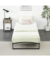 gaomon Bed Frame, 10 Inch Low Profile Platform Bed Frame, Heavy Duty Metal Full Size Bed, Mattress Foundation With Steel Slat Support, 10 Inch Height,