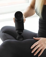 Tzumi PROfit Percussion Muscle Massage Gun, Rechargeable Deep Tissue Full-Body Massager with Multiple Attachments