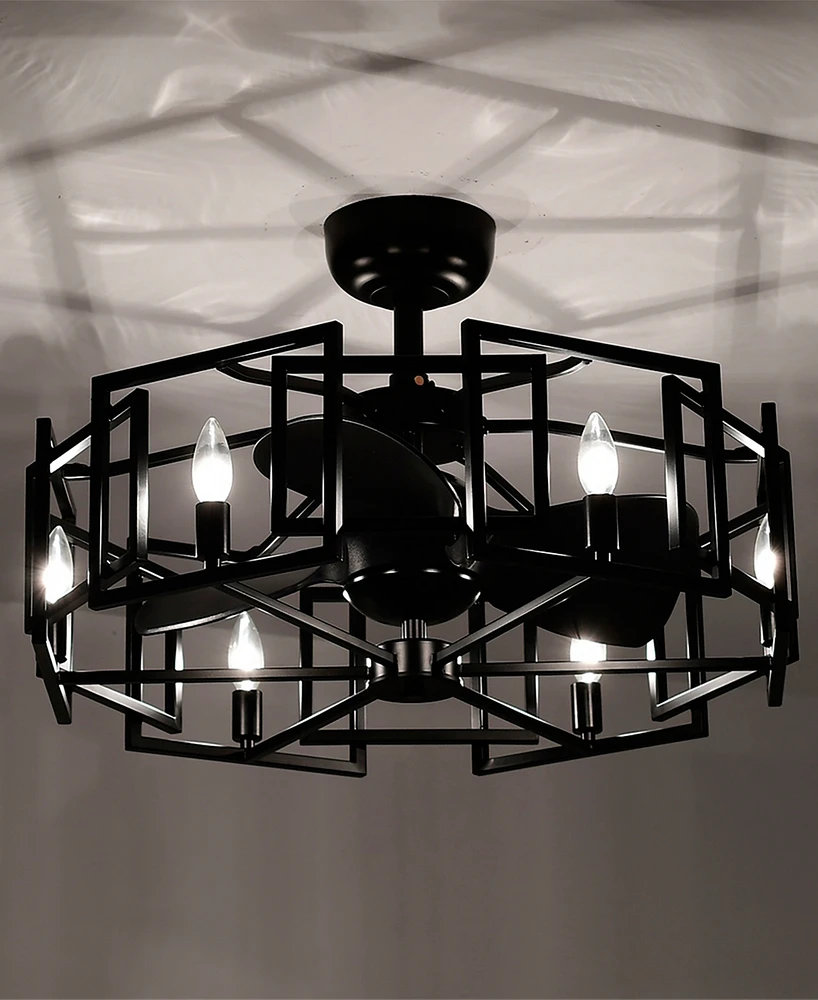 Home Accessories 26.8" Hemming Indoor Ceiling Fan with Light Kit and Remote