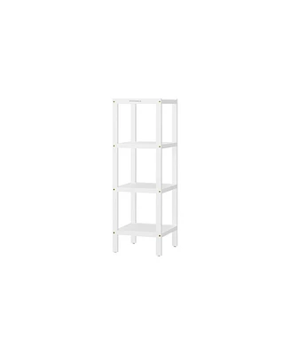 Slickblue 4-Tier Multifunctional Bathroom Shelf Stand Storage Rack for Organized Shelving
