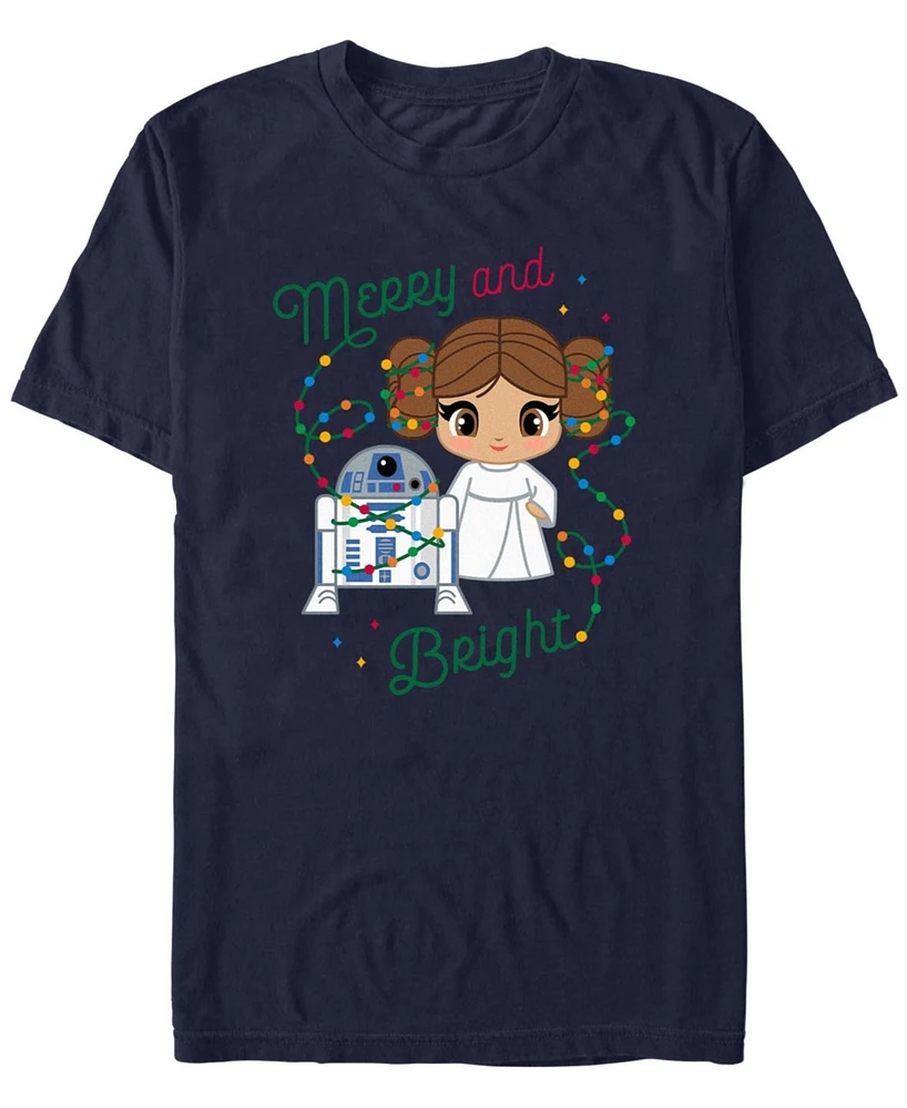 Fifth Sun Men's Merry Leia R2 Short Sleeve T-Shirt