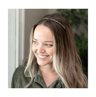 Thin All that Glitters Headband - Black