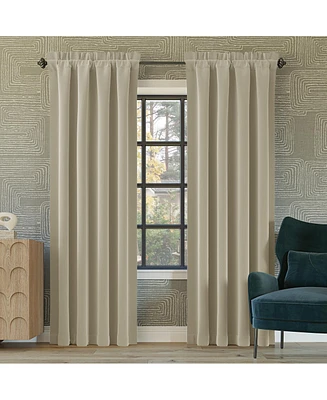 Oslo Theater Grade Extreme 100% Blackout Rod Pocket Curtain Panel