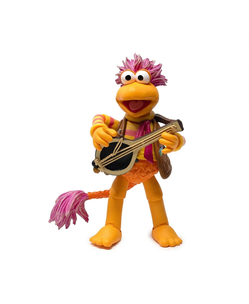 Boss Fight Studio Gobo, Fraggle Rock Collectible Action Figure – Highly Articulated Figurine with Accessories Including Postcard, Lantern, Guit