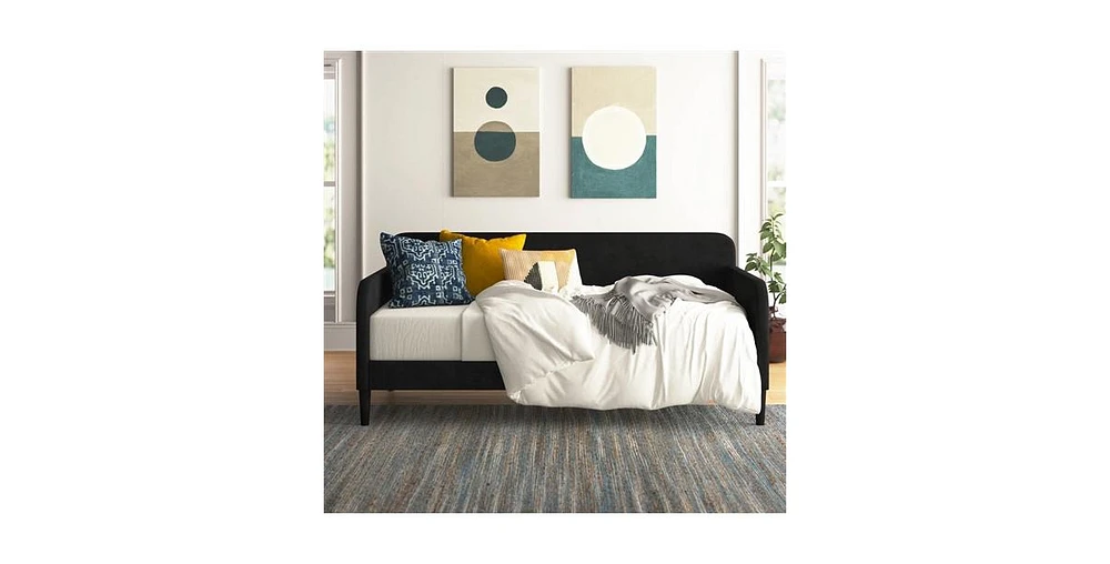 Slickblue Velvet Upholstered Daybed with Contemporary Modern Design