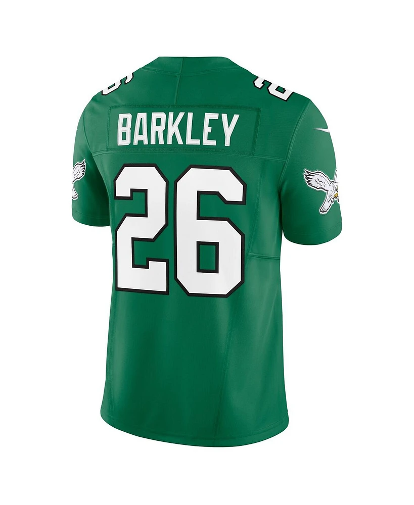 Nike Men's Saquon Barkley Kelly Green Philadelphia Eagles Alternate Vapor F.u.s.e. Limited Jersey