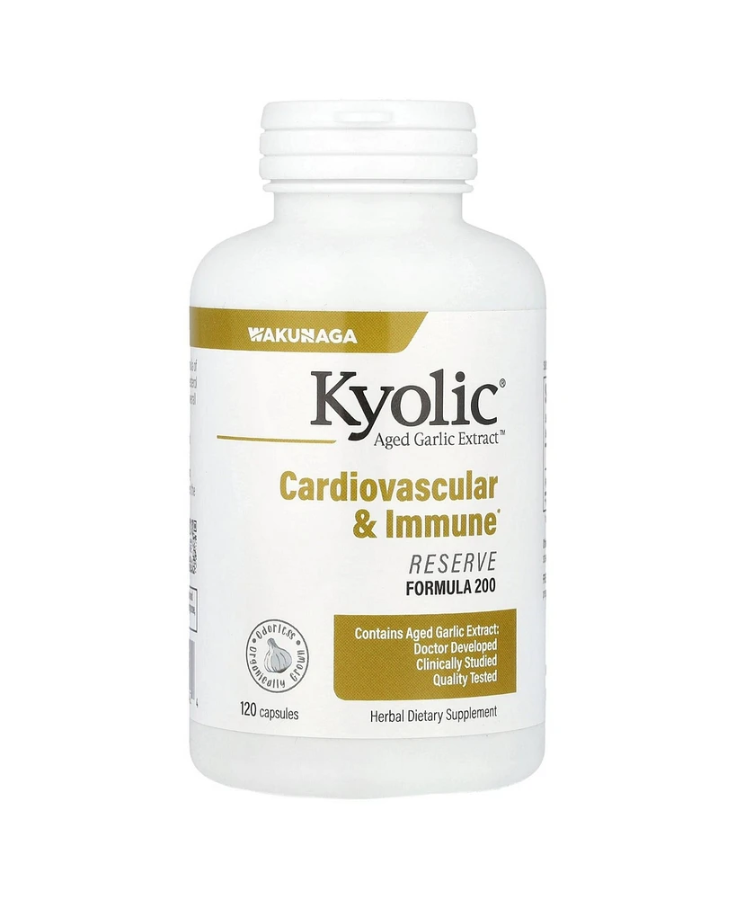 Kyolic Aged Garlic Extract Cardiovascular & Immune Reserve Formula 200