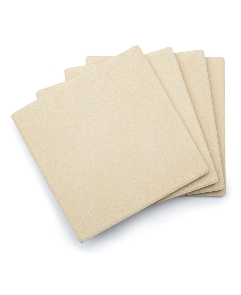 Outset Ceramic 4-Piece Pizza Tiles Set
