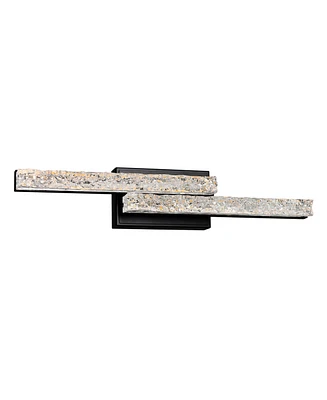 Cwi Lighting 4.3" Metal Stagger Integrated Led Vanity Light